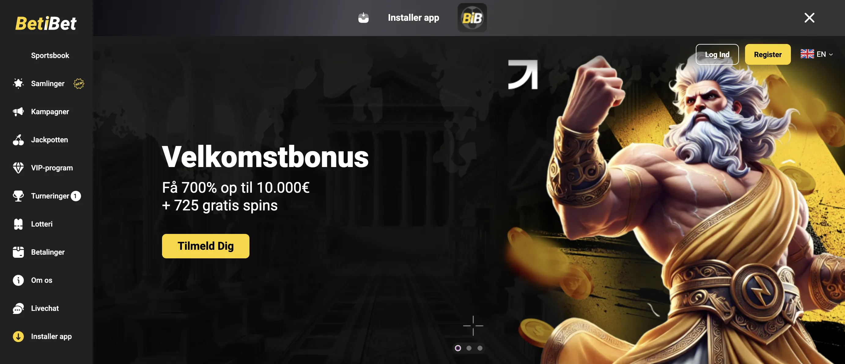 Betibet MobilePay casino